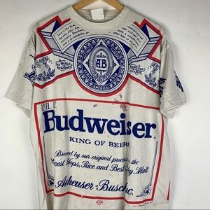 Vintage Budweiser t shirt - distressed